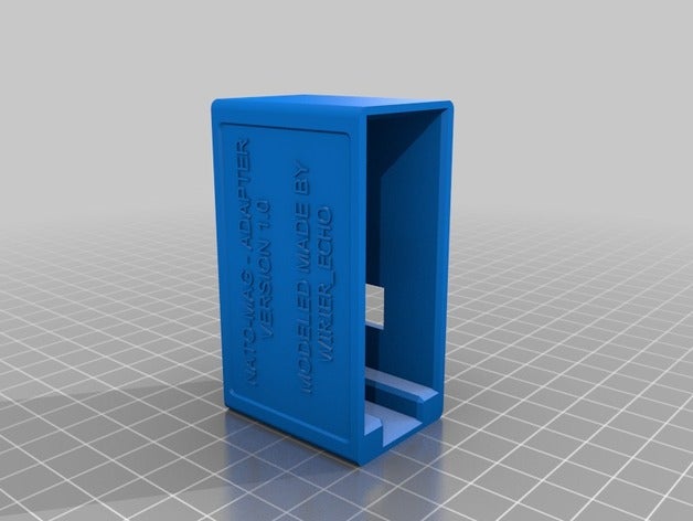 airsoft mag adaptateur natomag - augmag v10 sport et loisirs l'adaptateur accessoires pièce jointe gun ar15 aug l'écho magazine wirier wirierecho écho 3D print model - Mito3D