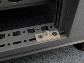 19-rack side door pin replacement parts 3d print model - Mito3D