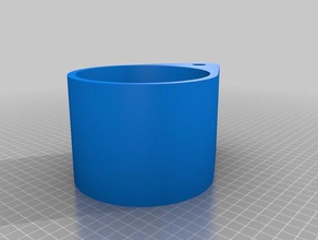 my customized flower pot - light stand household 3d print model - Mito3D