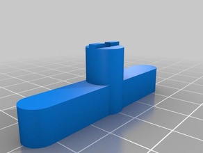 Griff-Wasser-isolator 3d print model - Mito3D