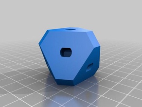 my customized cube gears center 02 interactive art 3d print model - Mito3D
