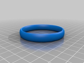pulsera semplice braccialetto moda bracciali 3d print model - Mito3D