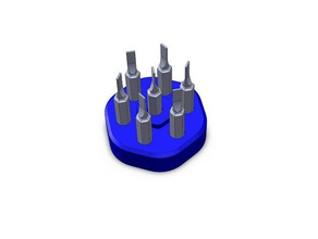 pouco titular porta-ferramentas & caixas chave de fenda suporte ferramenta 3d print model - Mito3D