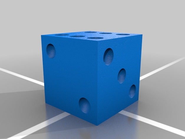 6 Seiten Würfel Gesichter 3D print model - Mito3D