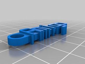 llavero amigo organização personalizado 3d print model - Mito3D