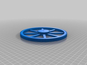 gear wheel 120 teeth fischertechnik compatible mechanical toys 3d print model - Mito3D