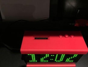 wise clock 4 - gedruckten Fall Haushalt Uhr 3d print model - Mito3D