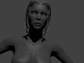 halo 3 - cortana juegos de video 2 cuerpo jefe femenino 3d print model - Mito3D