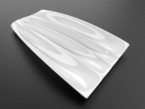 cell-Schale ii Dekor Zelle Zellen Gericht Gerichte Halter housewear Platte Platten tabletop 3d print model - Mito3D