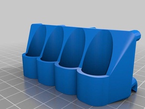 4 screw driver holder tool holders & boxes customized 3d print model - Mito3D
