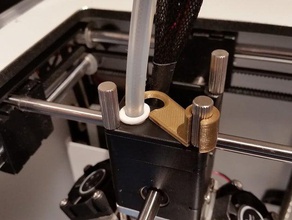 modified bowden locking clamp clip 3d printer accessories ultimaker 2 3d print model - Mito3D