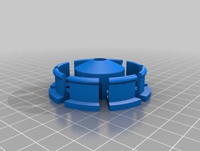 mon paramétrique personnalisé bobine de filament moyeu roulement 608zz Imprimante 3d accessoires 3d print model - Mito3D