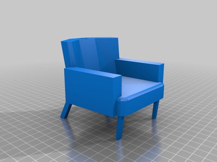 minisofa household armchair furniture 3D print model - Mito3D
