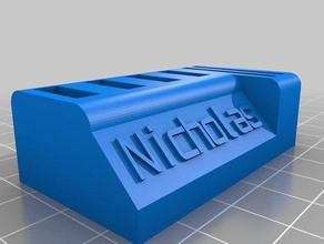 nicholas ordinateur personnalisé 3d print model - Mito3D