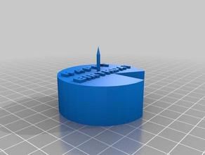 happy birthday cake food & drink 3d print model - Mito3D