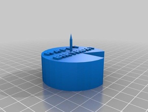 joyeux anniversaire gâteau nourriture et boisson 3d print model - Mito3D