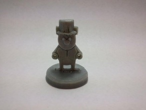 flatminis pigman cavalheiro brinquedos & games 3d print model - Mito3D