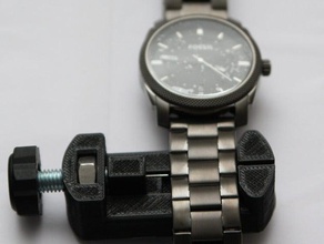 de metal la banda reloj acortador herramienta herramientas mano el yunque pulsera shortener 3d print model - Mito3D