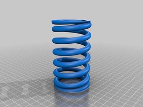 compression spring parts 3d print model - Mito3D