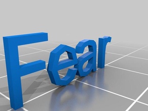 fear containers customized 3d print model - Mito3D