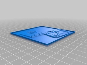 bpa-st 2d sanat özelleştirilmiş 3d print model - Mito3D