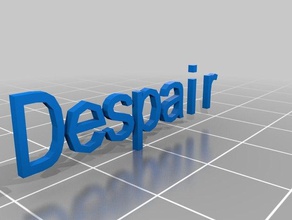 despair containers customized 3d print model - Mito3D