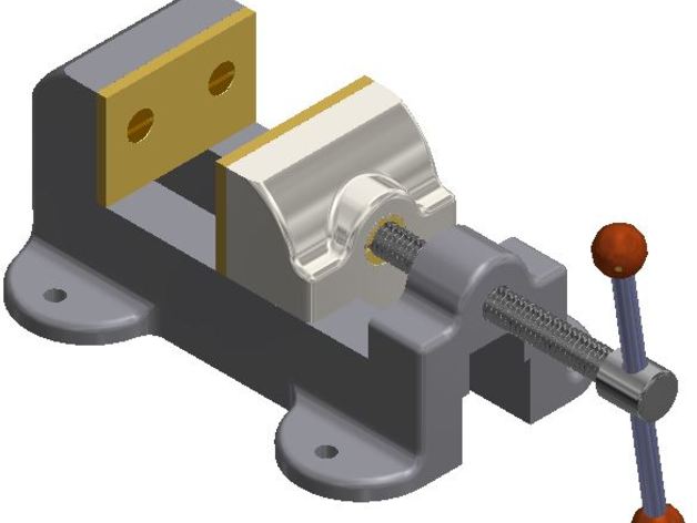 furadeira de torno máquinas-ferramentas morsa grampo ferramentas aperto a máquina do cnc broca perfuração prensa gadget tabela ferramenta as vice 3D print model - Mito3D
