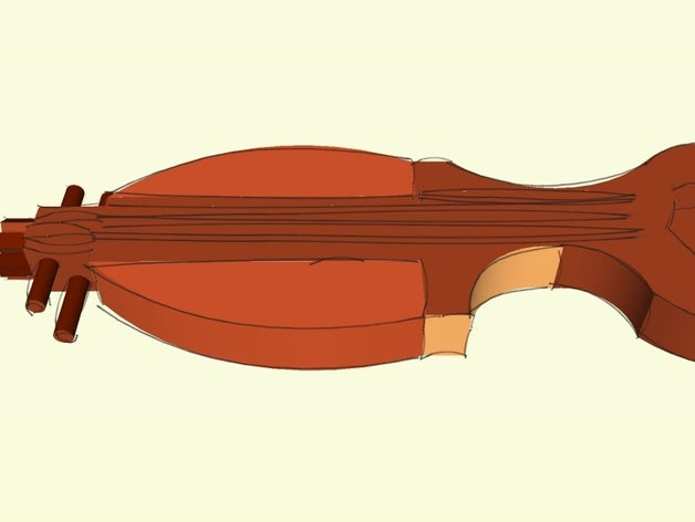 violon L'impression 3d 3D print model - Mito3D