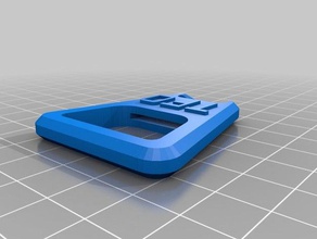 tfo bottle opener kitchen & dining customized 3d print model - Mito3D