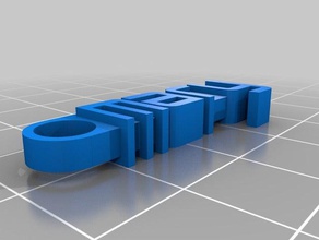 keychain-mary organization customized 3d print model - Mito3D
