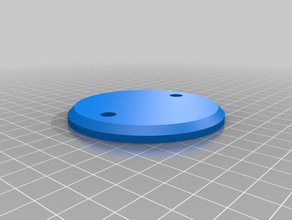 wall protector - door knob plate household 3d print model - Mito3D