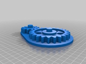 meu personalizados engrenagem brinquedo de 1 mecânico brinquedos personalizado 3d print model - Mito3D