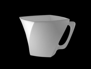 torcer caneca cozinha e sala de jantar 3d o café xícara taça design a 3d print model - Mito3D