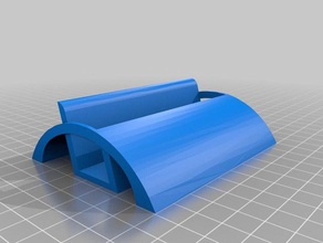 business card holder blank office remix 3d print model - Mito3D