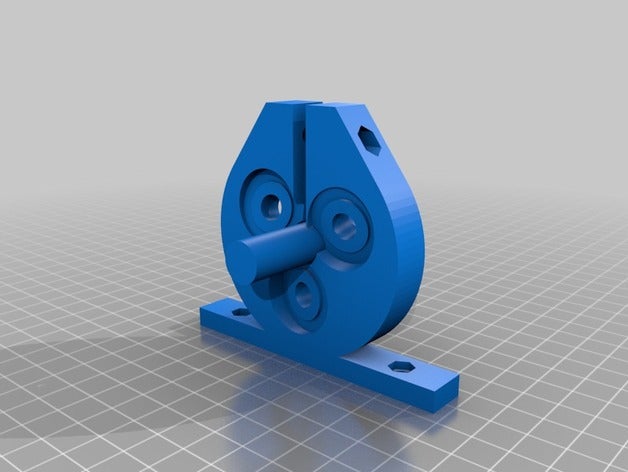 my customized threadless ballscrew no backlash 12mm machine tools 3D print model - Mito3D