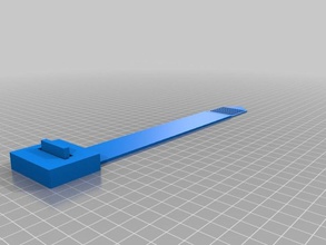absurdly wide cable tie parts customized 3d print model - Mito3D
