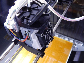 davinci 10 extruder heatsink cooling shroud 3d printer accessories fan 3d print model - Mito3D