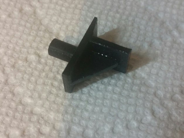 clip de anaquel las piezas repuesto 3D print model - Mito3D