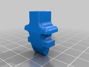 filament guide wade ' s extruder 3d-Drucker Teile die Ausrichtung hob hobbed hobbing i3 Rändelung gerändelt prusa watet 3d print model - Mito3D