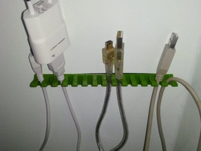 Wand-Kabel-Halter Werkzeug-Halterungen & - Boxen Kabel-Halter Wand-Halter 3d print model - Mito3D