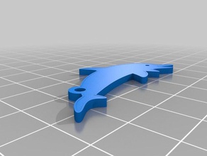 dolphin keychains 3d print model - Mito3D