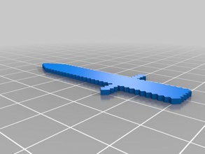 my customized minecraft sword toys games 3d print model - Mito3D