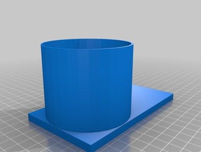 table cup-small 3d printing cup holder poker 3d print model - Mito3D