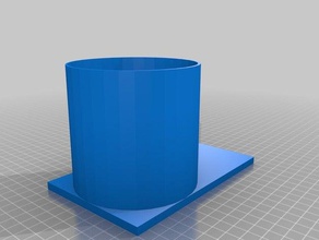 table cup-large 3d printing cup holder poker 3d print model - Mito3D