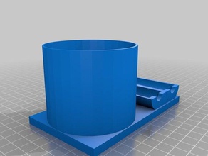 table cup chip holder-small 3d printing holder poker 3d print model - Mito3D