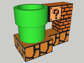 Süper mario stein olabilir oyuncak & oyun aksesuarları kap bardak tutacağı mug 3d print model - Mito3D