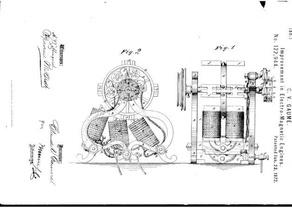 1872 électro-magnétique moteur de brevet modèle d'122 944 le bricolage electropunk des brevets steampunk 3d print model - Mito3D