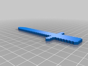 mi personalizados de minecraft espada los juguetes juegos 3d print model - Mito3D