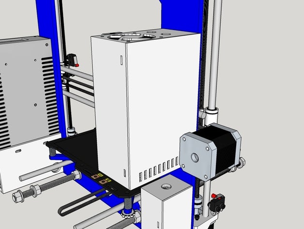 azteeg x3 enclosure 3d printer parts 3D print model - Mito3D