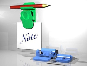 notes always available organization note notebook spring 3d print model - Mito3D